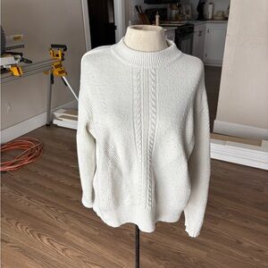 St. John's Bay Cream Turtleneck Sweater